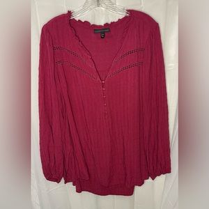 Lane Bryant 18/20 Red Blouse